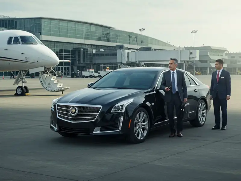 Kearny Limo & Car Service airport pickup vehicle